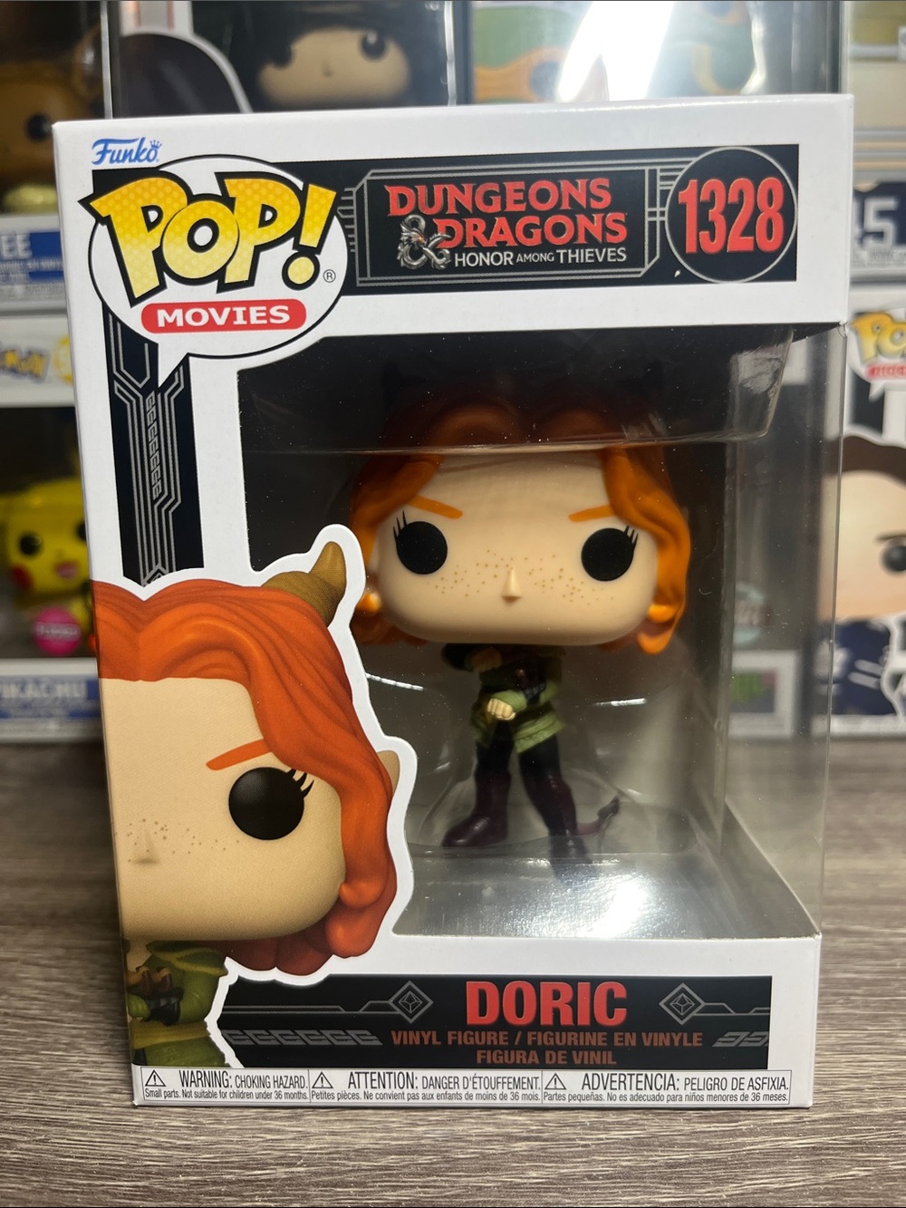 Funko Pop! Movies Dungeons & Dragons Doric - Orange Hair, Green Outfit
